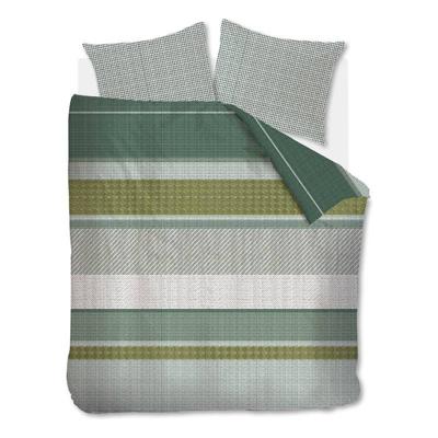 Beddinghouse Webbing Dekbedovertrek - 2-persoons (200x200/220 Cm + 2 Slopen) - Katoen - Grey Green Beddinghouse Webbing Dekbedovertrek - 2-persoons (200x200/220 Cm + 2 Slopen) - Katoen - Grey Green