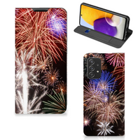 Samsung Galaxy A72 (5G/4G) Hippe Standcase Vuurwerk - thumbnail