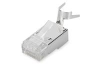 DIGITUS DN-219604 – Cat 6A krimpstekker – 100 stuks – RJ45 netwerkstekker afgeschermd – voor Cat6A netwerkkabels – 10GBase-T – 8P8C – AWG 23/1 tot AWG 22/1