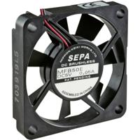 SEPA MFB50E12A Axiaalventilator 12 V/DC 14.3 m³/h (l x b x h) 50 x 10.2 x 50 mm