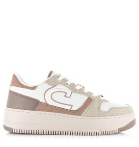 Cruyff Cruyff - Campo Low Lux taupe sneakers Wit Leerlook Lage sneakers Dames