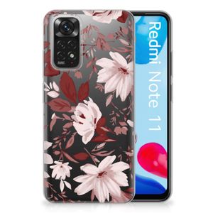 Hoesje maken Xiaomi Redmi 10 | Redmi Note 11 4G Watercolor Flowers