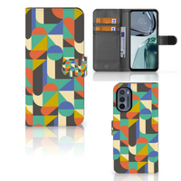 Motorola Moto G62 5G Telefoon Hoesje Funky Retro - thumbnail