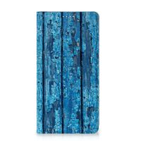 Samsung Galaxy S23 Plus Book Wallet Case Wood Blue - thumbnail