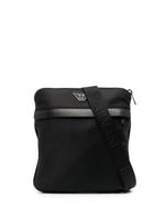 Emporio Armani sac porté épaule à plaque logo - Noir - thumbnail