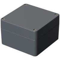 Bopla! Universele behuizing 01121000 aluminium, grijs/zilver (RAL 7001), 140 x 140 x 91, 1 stuk