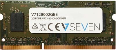 128002GBS - Geheugen - DDR3 (SO-DIMM) - 2 GB: 1 x 2 GB - 204-PIN - 1600 MHz / PC3-12800 - niet-gebufferd