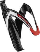 Elite bidonhouder Custom Race 17,2 x 7,6 cm zwart/rood