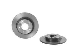 Remschijf COATED DISC LINE BREMBO, Remschijftype: Massief, u.a. für Opel