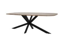 Tower Living Eettafel Silvi Deens ovaal, Mangohout, 200 x 110cm - Naturel - thumbnail