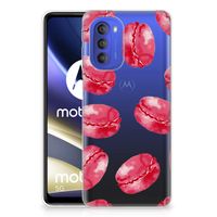 Motorola Moto G51 5G Siliconen Case Pink Macarons - thumbnail