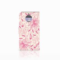 Motorola Moto G5S Plus Hoesje Pink Flowers