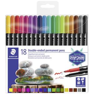 Staedtler 3187 permanente marker Meerkleurig 18 stuk(s)