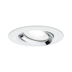 Paulmann Nova Plus Inbouwlamp voor badkamer LED GU10 6 W IP65 Wit (mat), Chroom