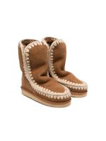 Mou Kids bottines Eskimo en daim - Marron