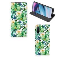 OnePlus Nord CE 5G Smart Cover Orchidee Groen - thumbnail