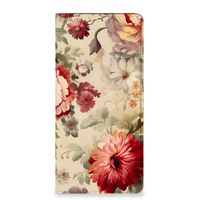 Smart Cover voor Samsung Galaxy A33 5G Bloemen - thumbnail