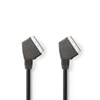 Nedis SCART-Kabel | SCART Male naar SCART Male | 2 m | 1 stuks - CVGB31000BK20 CVGB31000BK20 - thumbnail