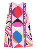 PUCCI Junior robe sans manches à imprimé Iride - Rose