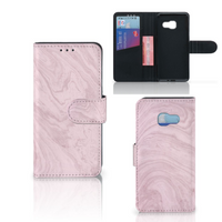 Samsung Galaxy A3 2017 Bookcase Marble Pink - Origineel Cadeau Vriendin