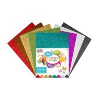 Basic Craft A4 Glitterpapier 150 grams 8 Stuks - thumbnail