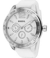 Horlogeband Fossil BQ1163 Silicoon Wit 22mm - thumbnail