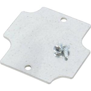 Hammond Electronics 1555BFPL Montageplaat Staal Zilver (l x b x h) 54 x 54 x 1.6 mm 1 stuk(s)