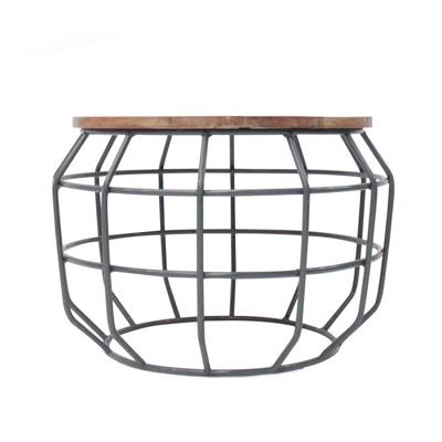 LABEL51 bijzettafel 'Pixel' 50 cm, kleur Grijs