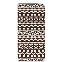 Motorola Moto E20 Hoesje met Magneet Aztec Brown - thumbnail