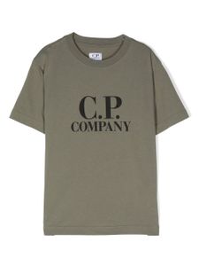 C.P. Company Kids t-shirt en coton à imprimé graphique - Vert