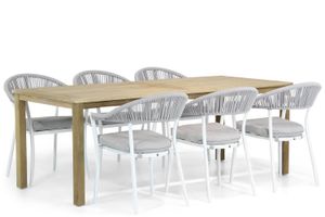 Santika Vivian/Weston 210 cm dining tuinset 7-delig