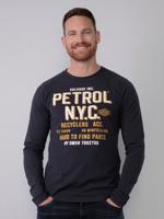 40% korting - Petrol Industries Heren Artwork T-shirt Dark navy - XS