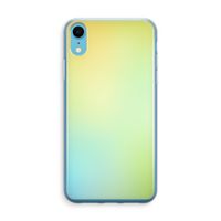 Minty mist pastel: iPhone XR Transparant Hoesje - thumbnail