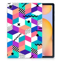 Samsung Galaxy Tab S6 Lite | S6 Lite (2022) Back Cover Blokken Kleurrijk - thumbnail