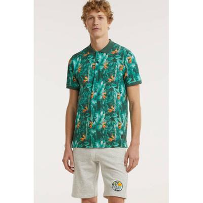 Petrol Industries gemêleerde slim fit sweatshort grijs melange Petrol Industries gemêleerde slim fit sweatshort grijs melange