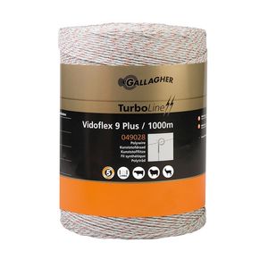 Gallagher Vidoflex 9 TurboLine Plus wit 1000m - 049028 049028