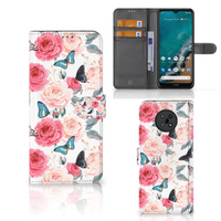 Nokia G50 Hoesje Butterfly Roses