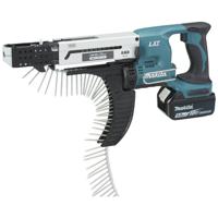 Makita DFR750RTE schroefboormachine & slagmoersleutel 4000 RPM Zwart, Blauw - thumbnail