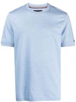 Tommy Hilfiger logo-embroidered cotton T-shirt - Bleu - thumbnail