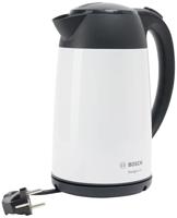 Bosch Designline Waterkoker, TWK3P421, 1.7 liter, Ergonmisch gebruik, Kopjesindicator, Wit