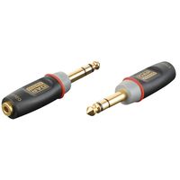 DAP Xcaliber XGA13 Jack male stereo naar Mini Jack female stereo verloopplug - thumbnail