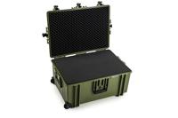 B&W Transportkoffer voor buiten, type 7800 bronsgroen, met kubusschuim, trolley koffer, ideaal op reis, waterdicht conform IP67-certificering, stofdicht, onbreekbaar en onverwoestbaar, bronsgroen, Typ