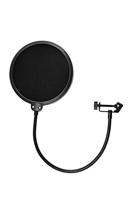 TIE Studio professioneel popfilter met dubbele nylon hoes, zwart, 19-90001