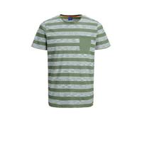 JACK & JONES ORIGINALS gestreept T-shirt groen