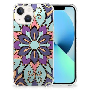 iPhone 13 Case Purple Flower