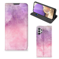 Bookcase Samsung Galaxy A32 5G Pink Purple Paint - thumbnail