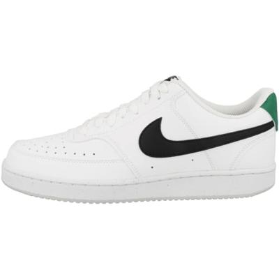 Nike Court Vision Low Better basketbalschoen voor heren, Wit Malachiet Wit Zwart, 41 EU