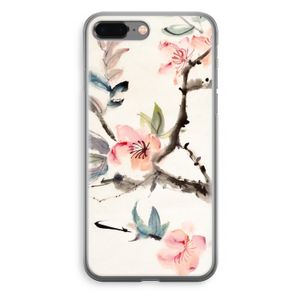 Japanse bloemen: iPhone 8 Plus Transparant Hoesje