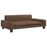 vidaXL Hondenmand 90x53x30 cm stof bruin