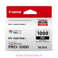 Canon PFI-1000 PBK Origineel Foto zwart